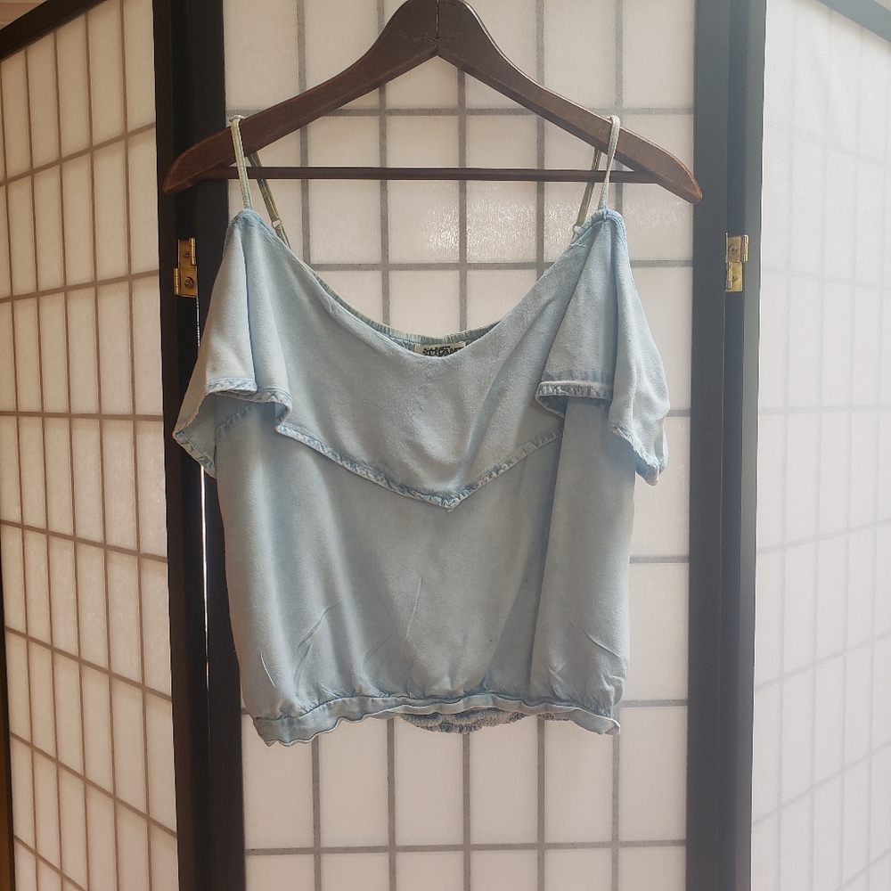 Denim top